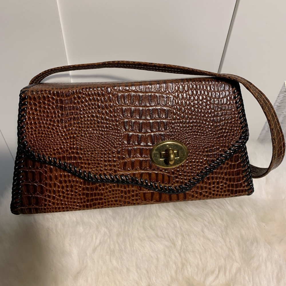 Vintage Animal Skin Box Purse